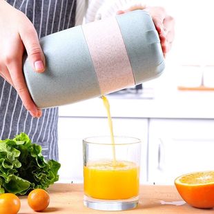成水杯拃榨澄楂汁机家用手动榨汁机橙汁压榨橙子小型水果汁榨汁