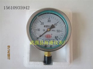 耐震油压表防震压力表YN100耐震压力表16MPA北京普特仪表成专用