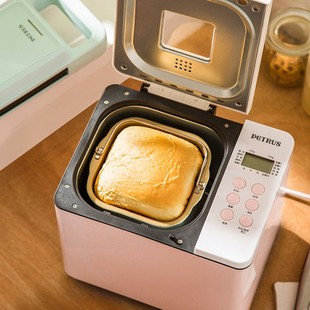 柏翠PE6600家用全自动面包机双管和面多功能早餐机揉面机