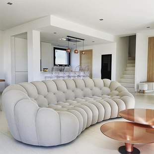 极简法式 罗奇堡网红Bubble泡泡足球南瓜沙发设计师创意弧形沙发