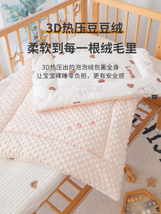 婴儿床睡觉铺 小褥子新生儿被褥幼儿园床褥垫纯棉宝宝午睡铺垫子