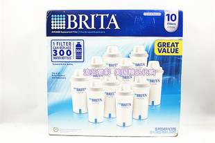 通用芯 美国Brita手提式 超值10支装 家用滤水壶滤芯