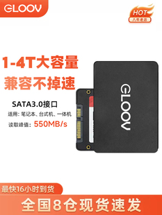 机笔记本改光驱位SSD 2TB台式 格威 GLOOV SATA3固态硬盘1TB