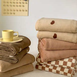 冬天毛绒床单单件珊瑚毛毯牛奶法兰绒毯加绒垫单冬季 宿舍被单 新款