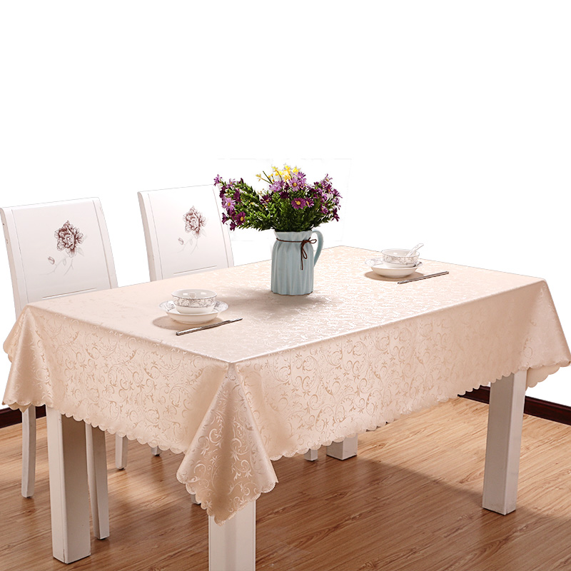 欧式 桌布布艺防水防油防烫免洗ins风餐桌垫正长方形茶几台布家用