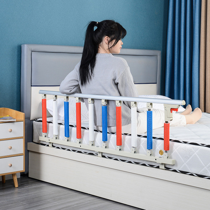 婴儿宝宝防摔床围栏防护栏护栏老人床边挡板儿童床栏杆可折叠单侧
