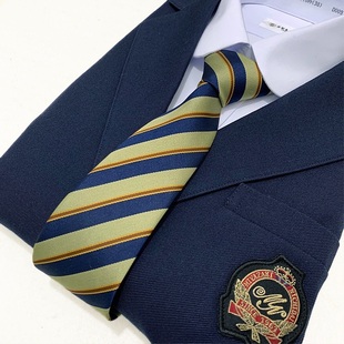 校供款 H牌立志舍高校nino日本同款 DK制服日系条纹领结领带