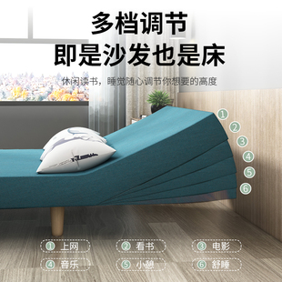 沙发床两用多功能北欧布艺可折叠床单人双人1.8米小户型客厅卧室