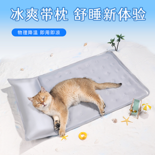 宠物冰垫狗狗夏天睡垫凉垫猫咪专用冰垫降温冰窝猫垫夏季 小狗凉席