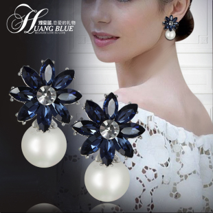 潮时尚 耳环简约气质银针耳钉小众设计感耳坠母亲节礼物 中国风新款