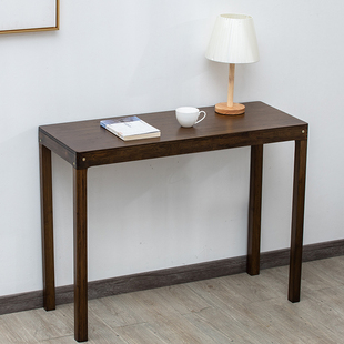 新中式 玄关桌小条案条桌靠墙家用实木端景台柜窄长条供桌条几桌子