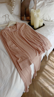 到货 超柔软 升级版 女款 60支莫代尔纯色睡衣家居服 卡戴珊系列