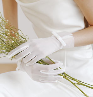 Yesdress新娘结婚旅拍拍照婚纱短手套
