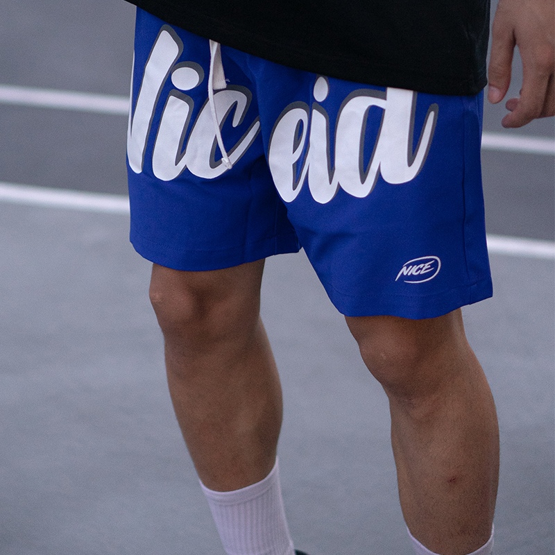 NICEID NICE美式 夏季 宽松版 实战训练运动裤 型透气 篮球短裤
