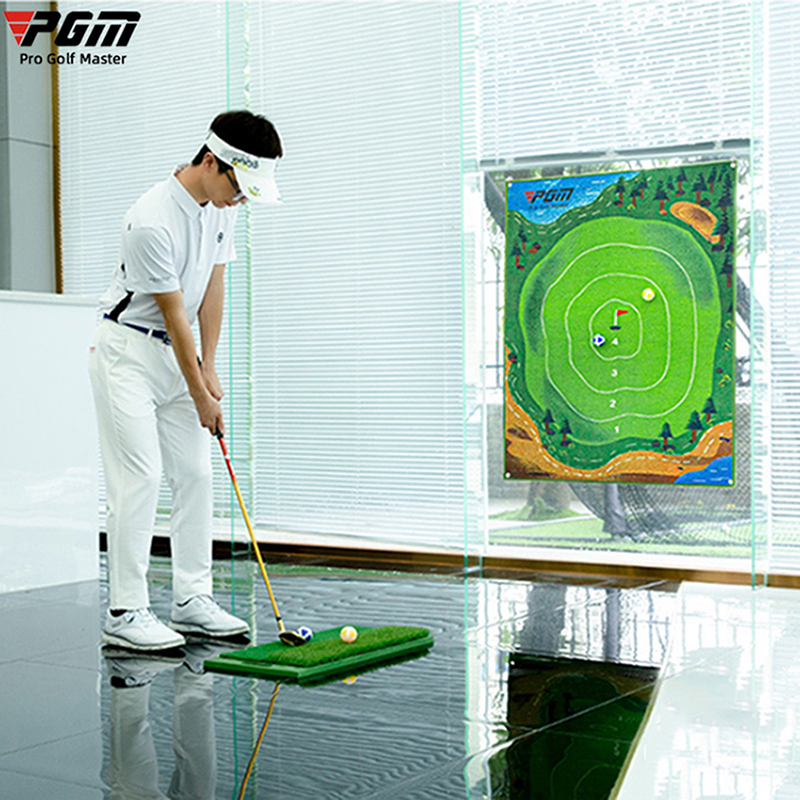 高尔夫切杆镖靶练习打击垫室内挥杆粘球毯游戏运动家庭娱乐健身垫