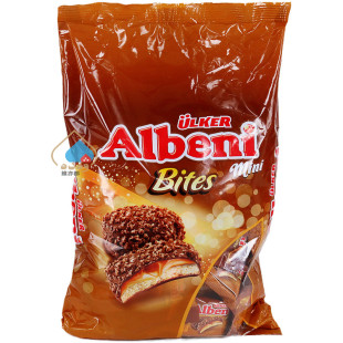 优客Albeni迷你bites牛奶夹心巧克力饼干500g哈萨克斯坦进口零食