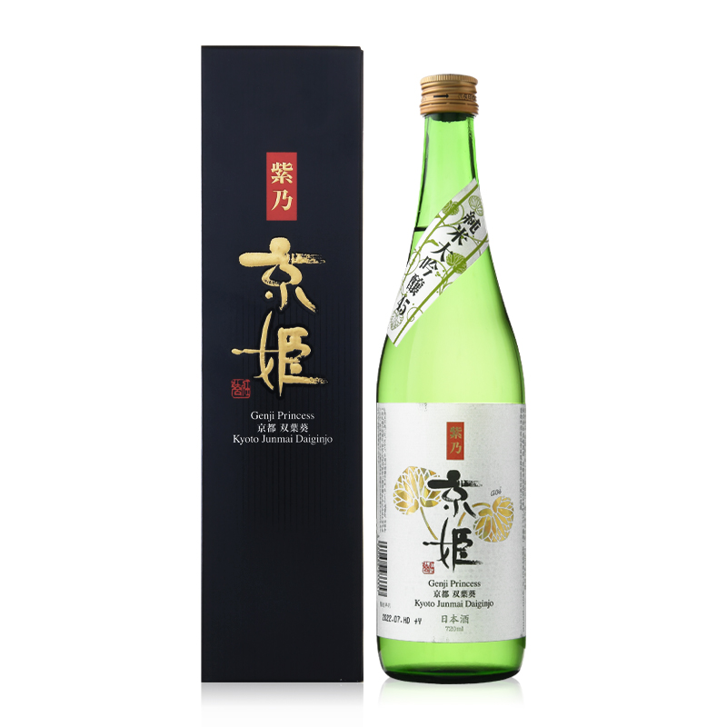 进口紫乃京姬四割五分纯米大吟酿清酒720ml日式 低度酒 日本原装