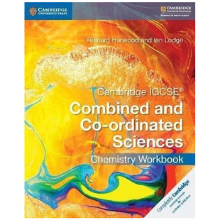 纯全英文版 and Sciences 剑桥 原著英语书籍 IGCSE 综合和协调科学化学工作手册 Chemistry ordinated Combined Workbook 正版