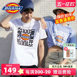 商场同款 Dickies短袖 T恤男2024春夏潮牌上衣设计感休闲010216