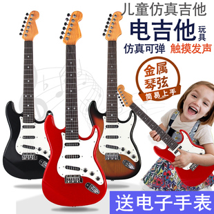 可弹奏儿童电吉他玩具仿真尤克里里大号贝斯宝宝男女孩初学者乐器