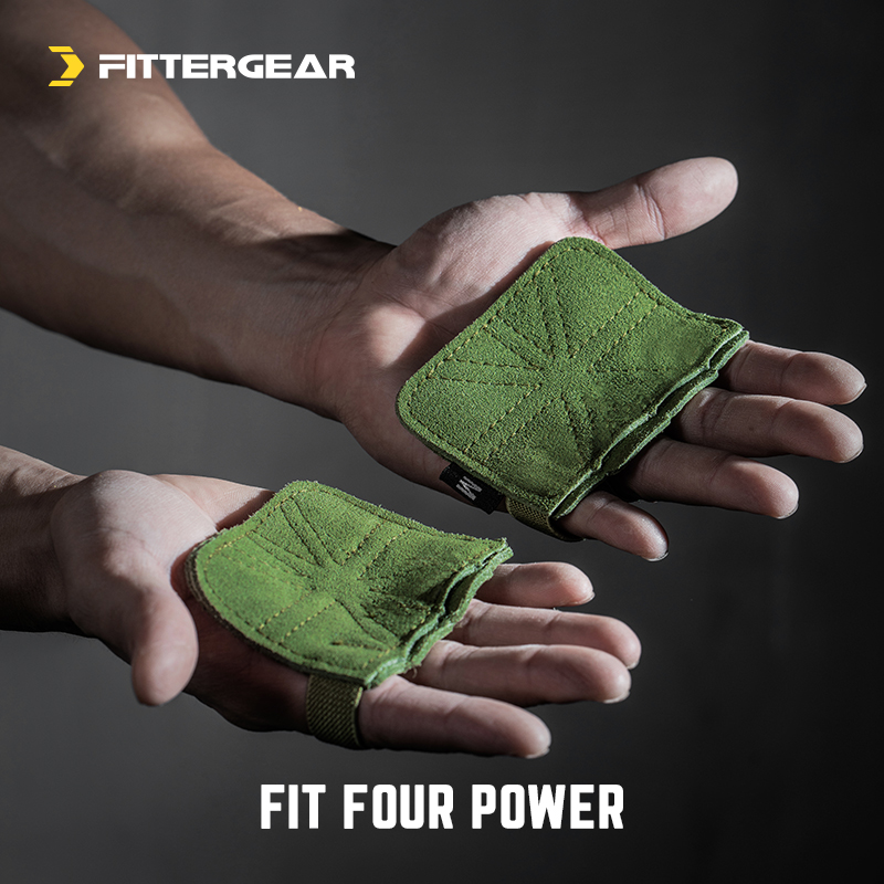 FitterGear健身手套男撸铁单杠硬拉助力带引体向上防滑防起茧护掌