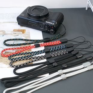 编织手绳手机挂绳肩带适用于索尼RX100m4 m6微单理光gr3手腕带