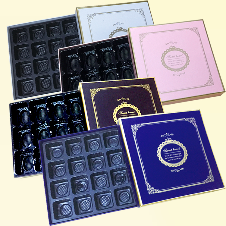 9粒12格16格手工巧克力礼盒正方形高档礼品盒情人节包装 伴手礼盒