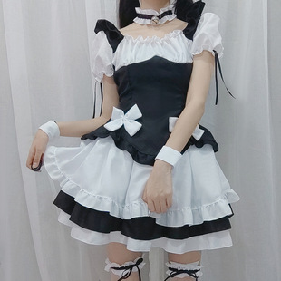 Lolita连衣裙棉质成人女动漫角色扮演服 cosplay服 二次元
