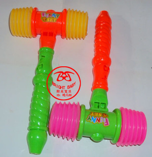 小气锤 塑料锤 儿童益智早教玩具 锤子模型 软锤 敲打玩具 小响锤