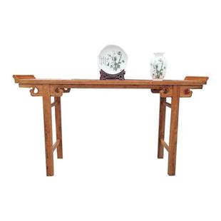 条案榆木条几实木画案供台中式 婚礼桌椅玄关香案仿古供桌佛台家用