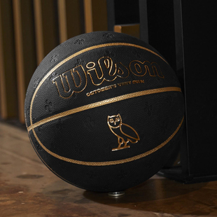 代购 OVO 正品 WILSON威尔胜联名限量版 篮球猫头鹰logo印花七号球