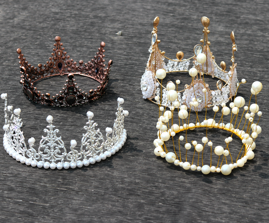 饰摆件生日派对烘焙装 饰品成人女王皇冠儿童皇冠 母亲节皇冠蛋糕装
