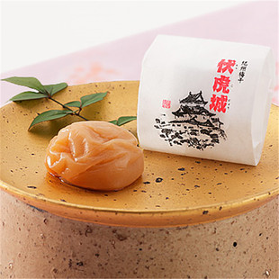 20枚独立包装 木箱礼盒9%盐分 日本和歌山纪州南高梅伏虎城纪念款