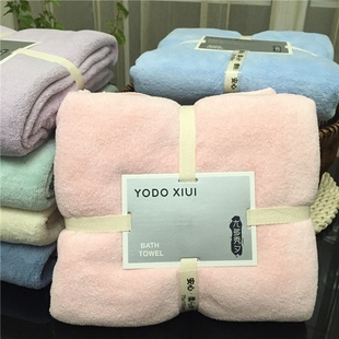 yodo xiui日本大浴巾成人男女裹胸超强吸水柔软新生婴儿宝宝儿童