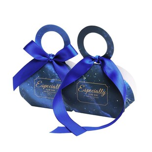 Favors Wedding Blue Box portanble Star Candy Boxes