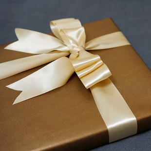 情人节生日纪念日 特种纸含丝带艺术纸 古铜色礼物礼品包装 推荐 纸