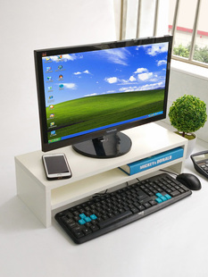 键盘置物架双层底座电脑显示器增高架面办公桌液晶屏幕收纳架支架