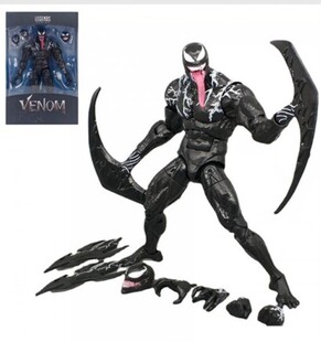 手办漫威Venom超凡蜘蛛侠 致命守护者关节可动模型盒装 限量版