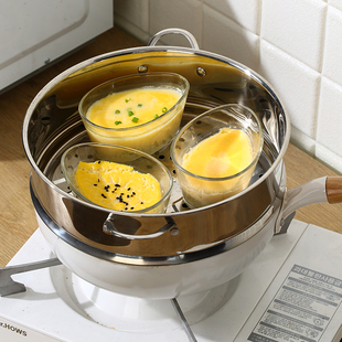 蒸水蛋碗辅食碗家用蒸菜碗隔水煮蛋炖蛋器蒸鸡蛋羹碗蒸蛋专用模具
