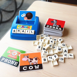 7岁 英语单词学习亲子互动玩具早教启蒙儿童英文教具外语桌游3