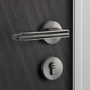 门锁家用型锁具锁芯门把手卧室房门室内木门卫生间静音机械锁