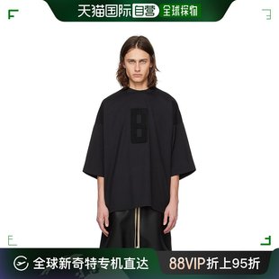 黑色刺绣 Fear 男士 恤 God FG8502052VIS 香港直邮潮奢