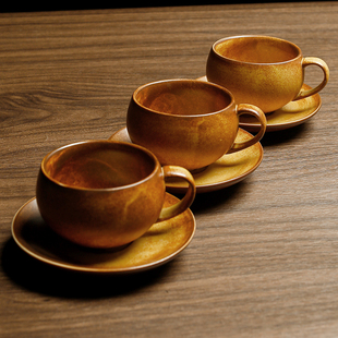 欧式 咖啡杯碟复古ins耐高温陶瓷早餐高颜值精致杯子家用水杯200ml