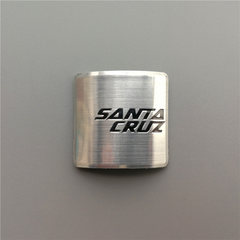 SANTA CRUZ DIY改装 铝制软头管标个性 自行车金属贴纸 防水 三条裤