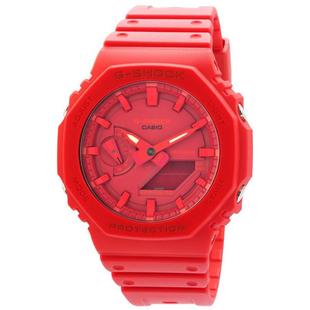 CASIO卡西欧专柜男式 23年新款 美国代购 高强度树脂红色表盘手表