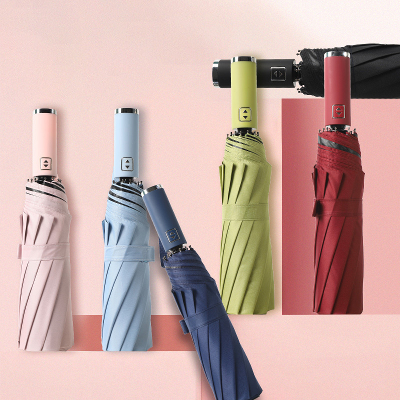 雨伞个性 全自动小米遮阳伞防紫外线黑胶防风大号太阳伞一件代发