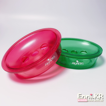 货韩国ADADDS系列 TF无盖香皂盒三眼肥皂盒 皂托红色 绿色可选