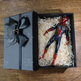 复仇者联盟4蜘蛛侠手办电影钢铁侠模型雕像儿童玩具摆件六一礼物