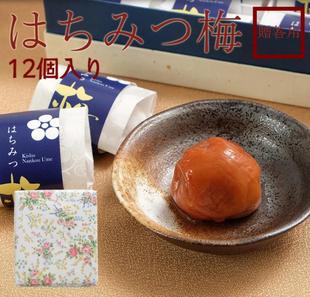 食品礼盒伴手礼12枚装 年货礼品 日本直邮和歌山特产纪州南高梅日式