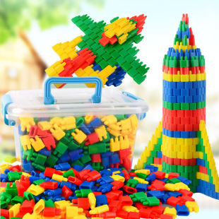 积木玩具3到6岁宝宝早教益智类拼插玩具子弹头拼图玩具幼儿园儿童